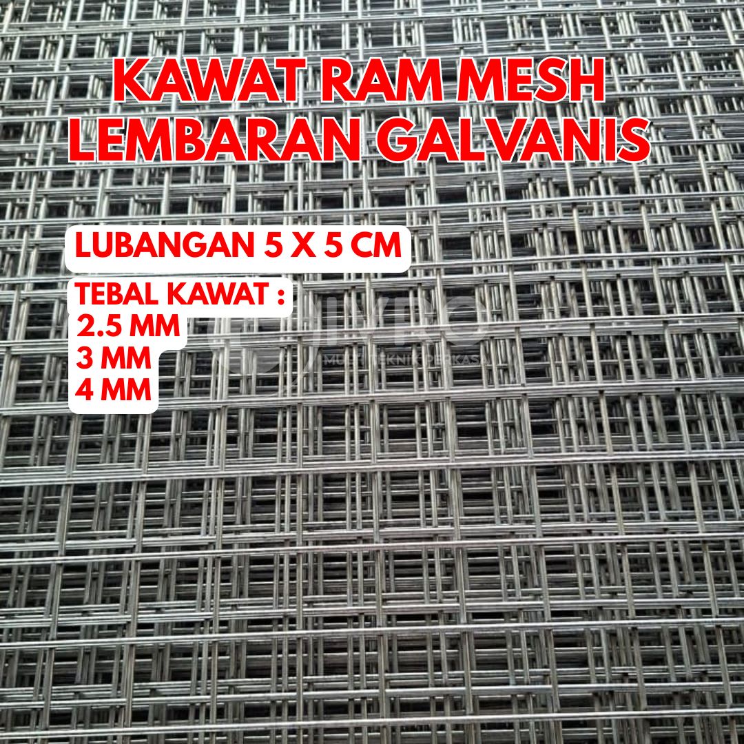 Kawat Ram Mesh Lembaran Galvanis